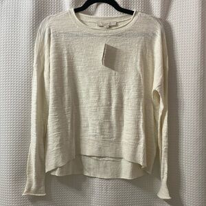 NWT LOFT Elliptical Hem Sweater
